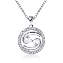 12 Chinese zodiac set 925 sterling silver zodiac necklaces zodiac pendant charms silver jewelry set with 40+5cm box chains